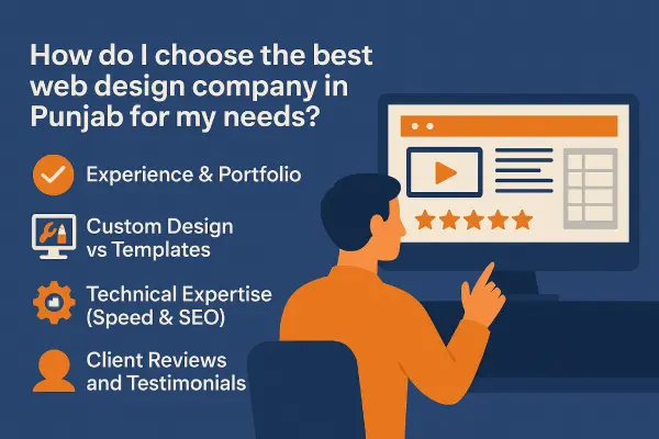 Checklist for evaluating website designers in Punjab